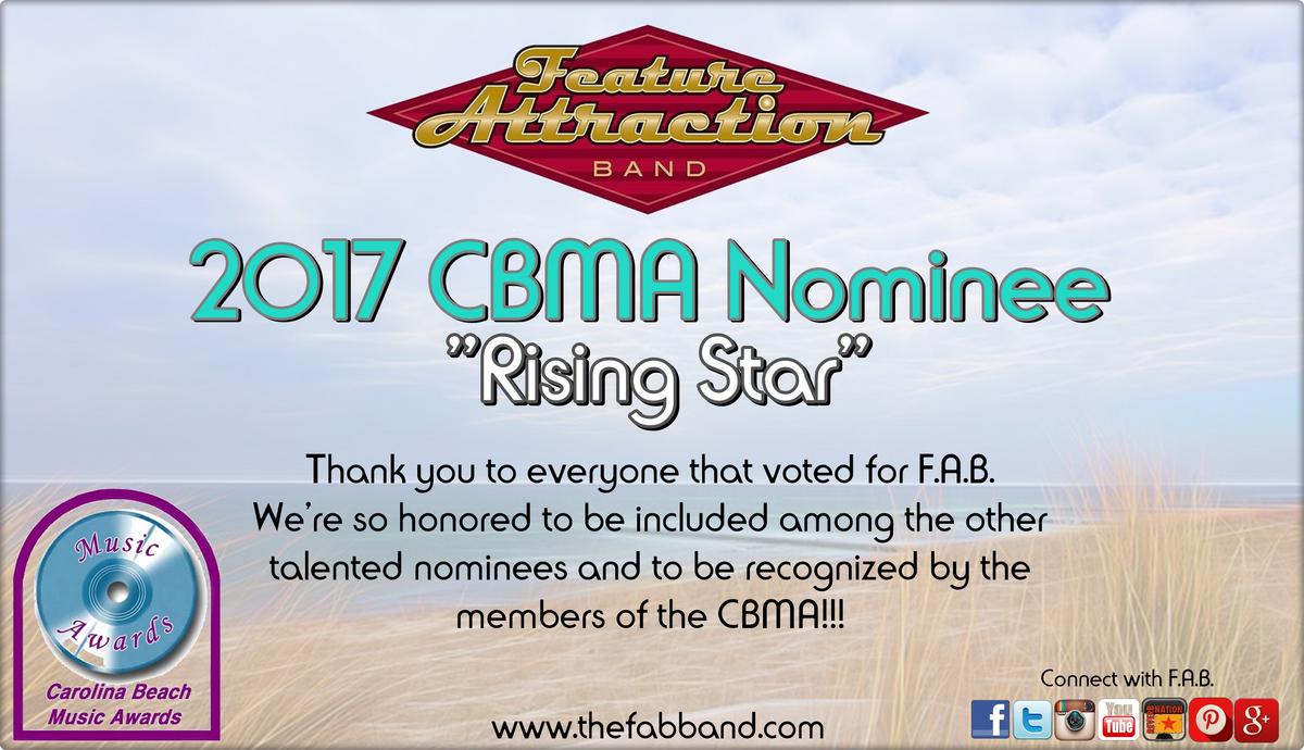 F.A.B. - Cammy Nomination Announced